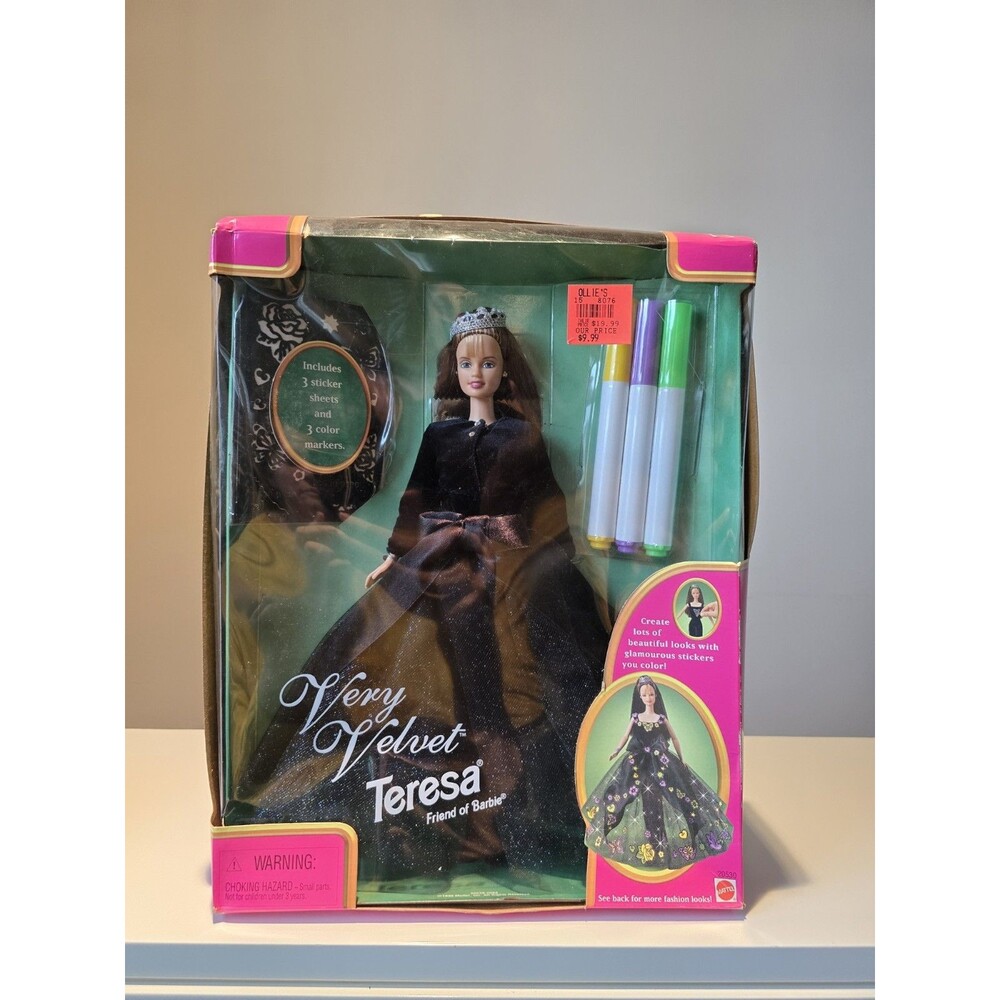 Vintage 1998 Barbie Very Velvet Teresa Doll Mattel #20530 Sealed NRFB